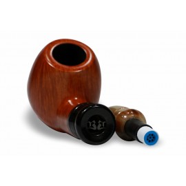 Cachimbo Bertoldi Maestro Briar Âmbar 9mm Peça Única